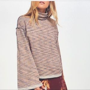 NWT Free People Sunny Day Turtleneck Sweater